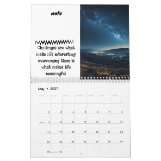 Calendrier Céleste Personnalisable 2027 - Ajoutez