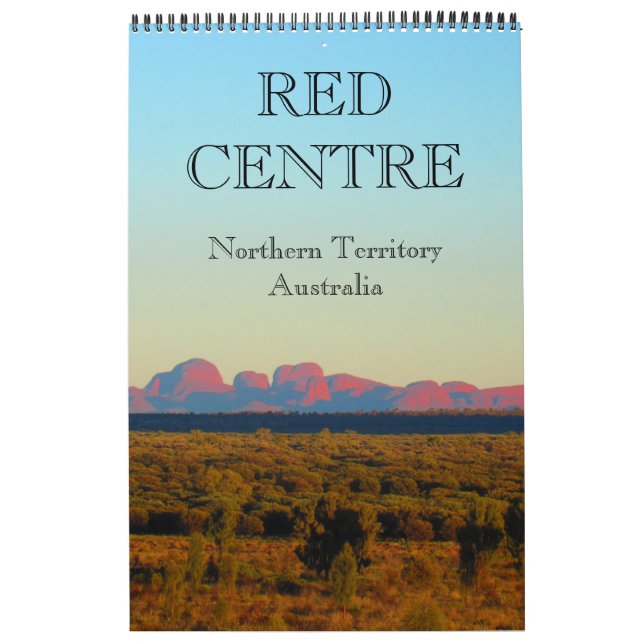 Calendrier centre rouge australie 2025 (Protection)