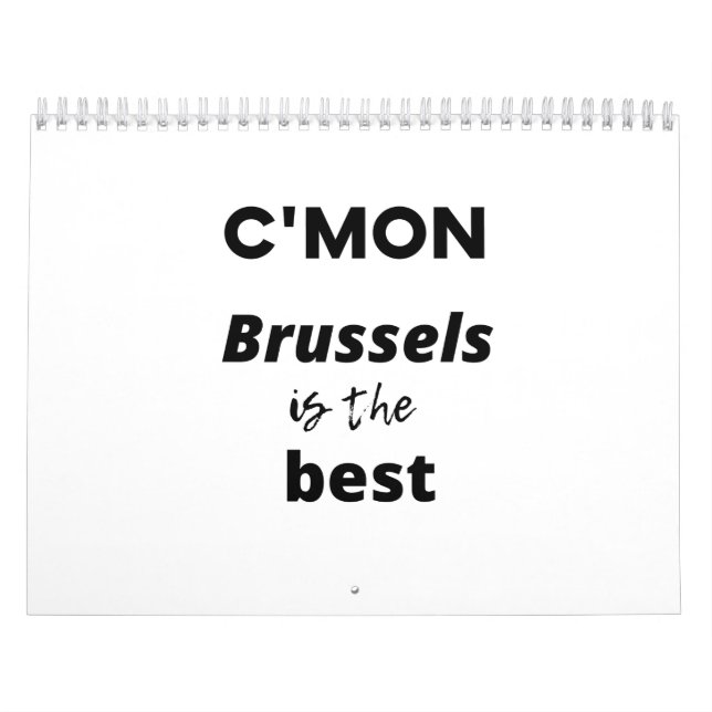 Calendrier c'est le meilleur Bruxelles (Protection)