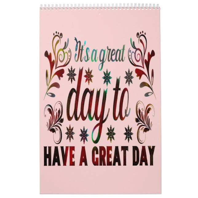 Calendrier C'est un bon jour pour avoir un bon jour, inspiran (Protection)