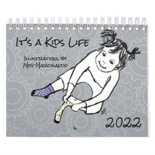 Calendrier C'est une vie d'enfant dessins d'enfants Calendrie