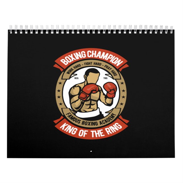 Calendrier champion de boxe roi du ring (Protection)