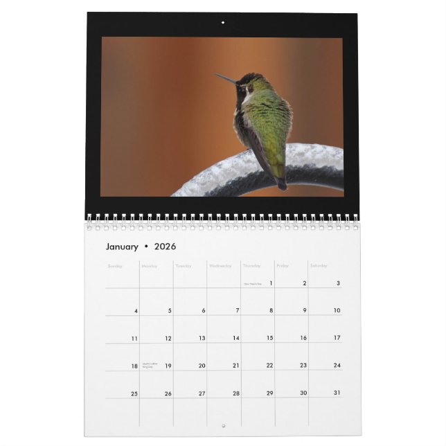 Calendrier Chantez une nouvelle chanson quotidienne (Jan 2026)