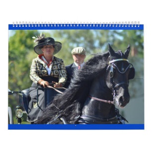 Calendrier Chariot de colline de noix conduisant le concours