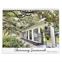 Calendrier charmant de Savannah 2026
