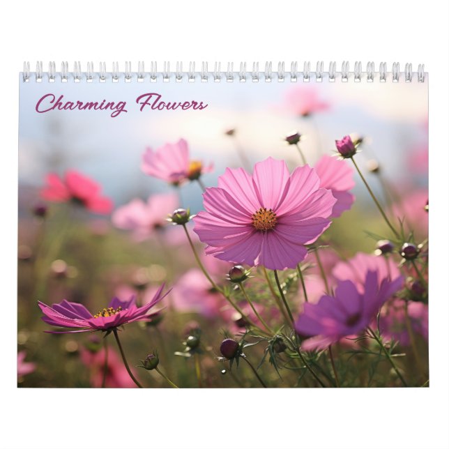 Calendrier Charmante Fleur Photographie Mois de naissance Fle (Protection)