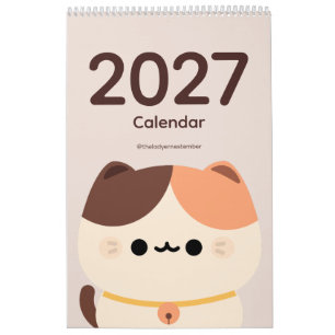 Calendrier Chat 2027