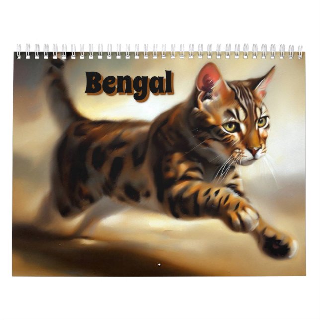 Calendrier Chat du Bengale (Protection)