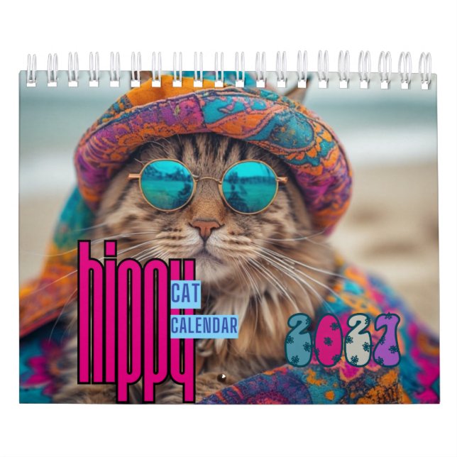 Calendrier Chat Hippie, Chat (Protection)