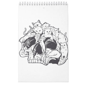 Calendrier Chat Kitty avec canon Anniversaire et Halloween Co