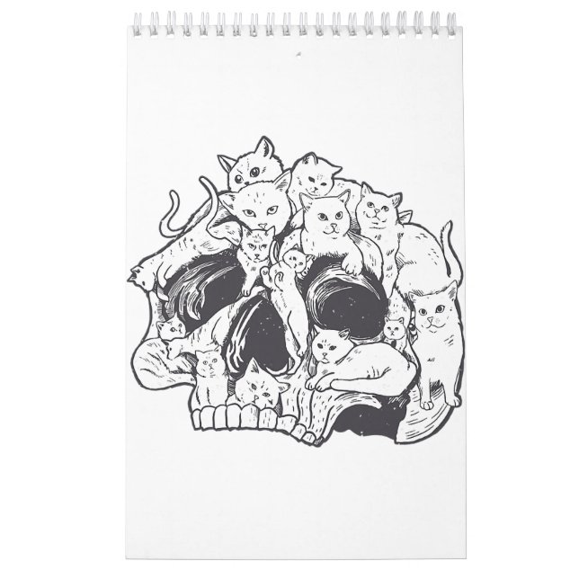 Calendrier Chat Kitty avec canon Anniversaire et Halloween Co (Protection)