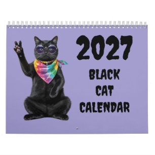 Calendrier Chat Noir 2027
