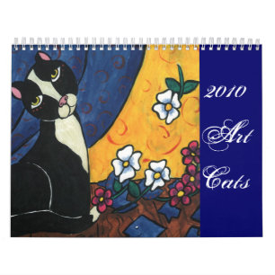 Calendrier Chats 2010 d'art