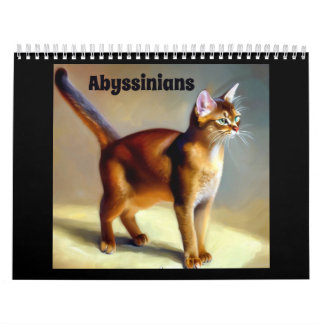Calendrier Chats abyssiniques