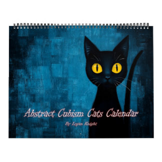 Calendrier Chats Cubisme Abstrait