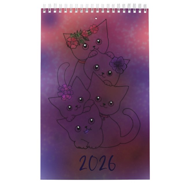 Calendrier Chats Kalender (Protection)