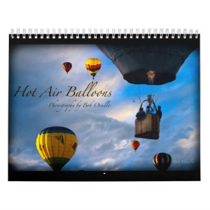 Calendrier chaud de ballon à air