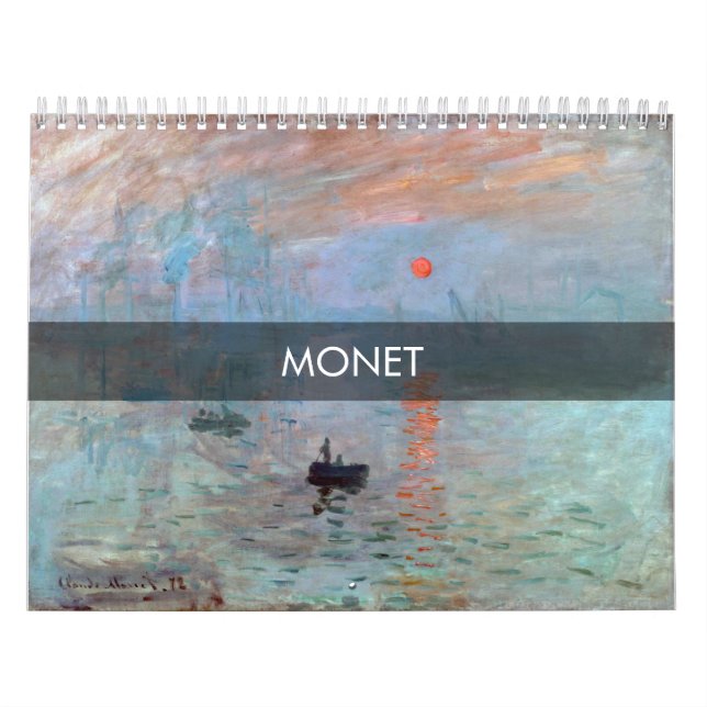 Calendrier Chef-d'œuvre de Claude Monet (Protection)