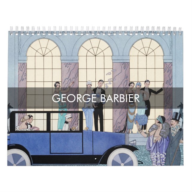Calendrier Chef-d'œuvre de George Barbier (Protection)