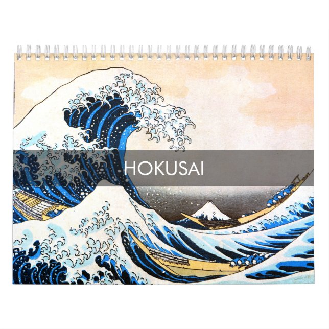 Calendrier Chef-d'œuvre de Katsushika Hokusai (Protection)