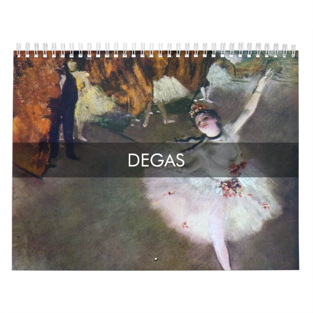 Calendrier Chef-d'œuvre d'Edgar Degas (Protection)