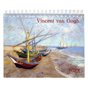 Calendrier Chefs d'oeuvre d'art de Vincent van Gogh