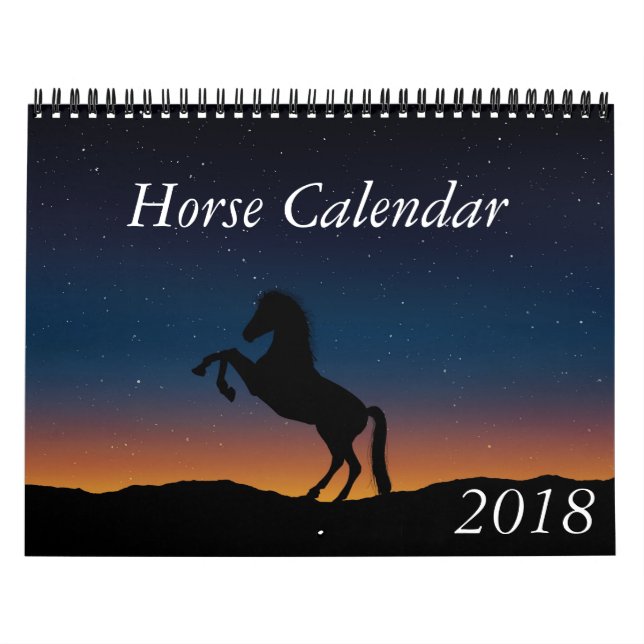 Calendrier Cheval 2018 (Protection)