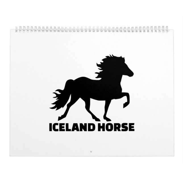 Calendrier Cheval d'Islande (Protection)