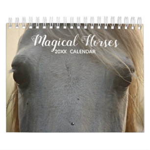 Calendrier Cheval magique personnalisé 20XX