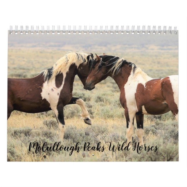 Calendrier Cheval sauvage de McCullough Peaks (Protection)