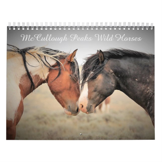 Calendrier Cheval sauvage de McCullough Peaks (Protection)