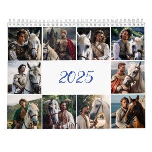 Calendrier Chevalier et cheval. 2025