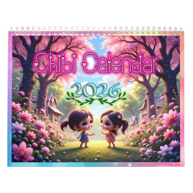 Calendrier Chibi 2026 (Protection)