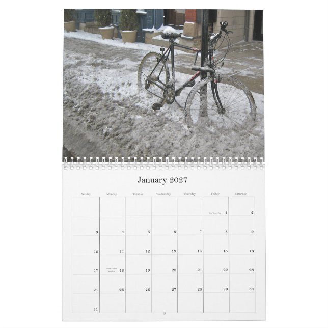 Calendrier Chicago fait du vélo 2011 (Jan 2027)