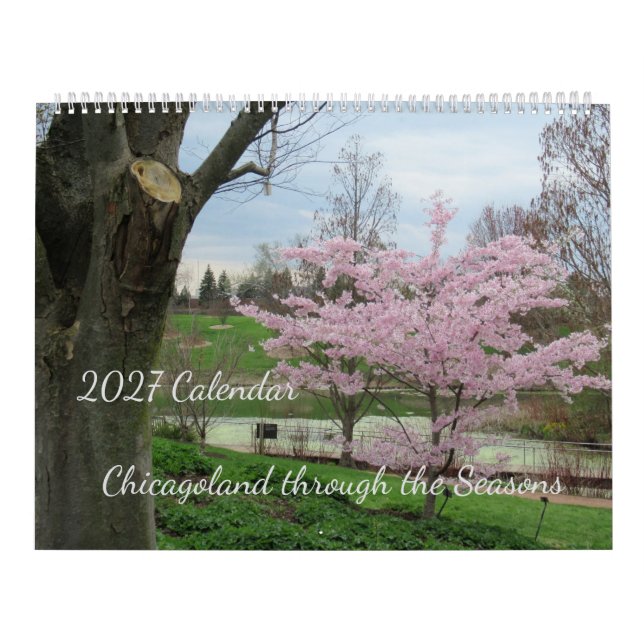 Calendrier Chicagoland à travers les Saisons 2026 (Protection)