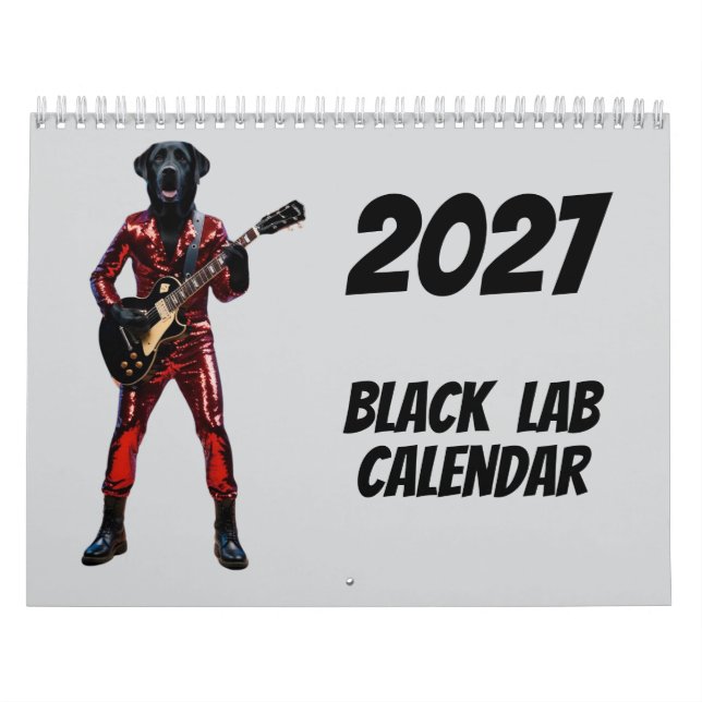 Calendrier Chien Black Lab 2027 (Protection)