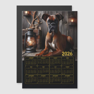 Calendrier Chien Boxer 2026 – Portrait de Cabane R