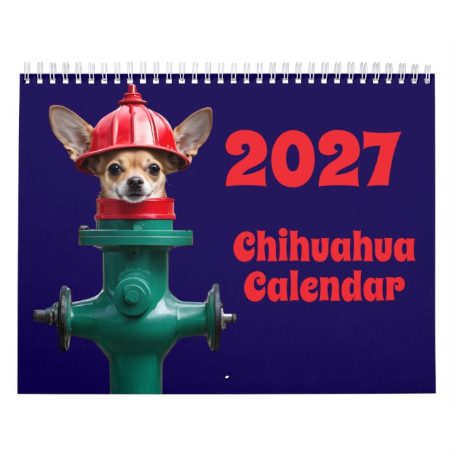 Calendrier Chien Chihuahua 2027 (Protection)