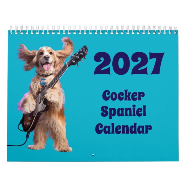 Calendrier Chien Cocker Spaniel 2027 (Protection)