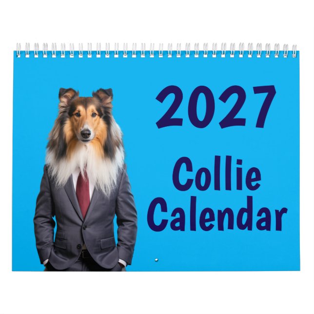 Calendrier Chien Collie 2027 (Protection)