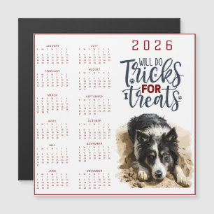 Calendrier Chien 'Fera des Tours pour des Friandis