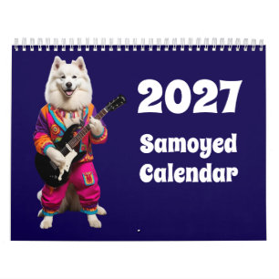 Calendrier Chien Samoyède 2027