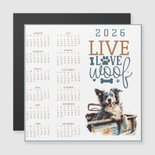 Calendrier Chien Woof Amour Vivre