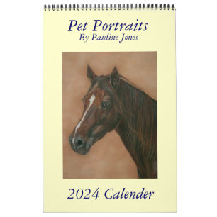 Calendrier chiens chevaux et portraits d'animaux de compagnie