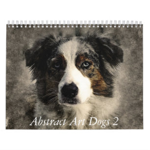 Calendrier Chiens d'art abstrait 2
