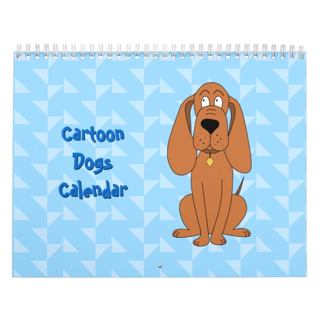 Calendrier Chiens de caricature mignons 2022 (Protection)