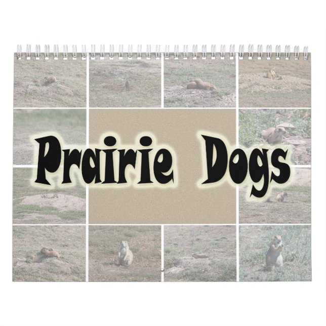 Calendrier Chiens des Prairies (Protection)