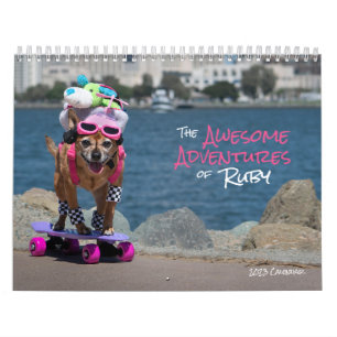 Calendrier Chiens - Les aventures stupéfiantes de Ruby - 2023