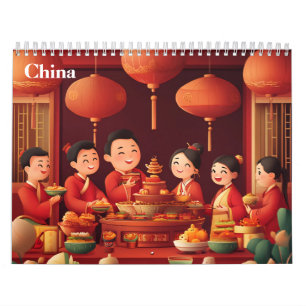 Calendrier Chine Chinois 2026