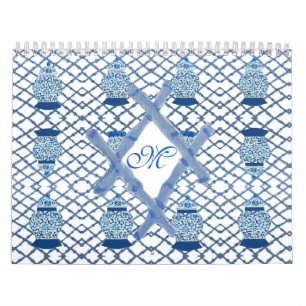 Calendrier Chinoiserie Bamboo Ginger Jar Jars